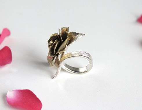 NÁDÚR | Anillo rosa | - Imagen 3